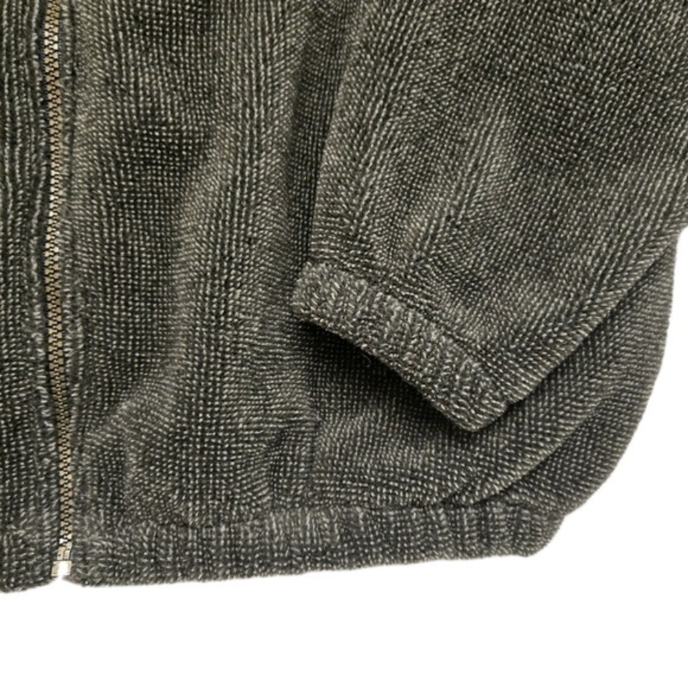 Straight Down Golf Jacket Men Large Vintage Full Zip Fleece Brown Outdoor Casual - Picture 4 of 11